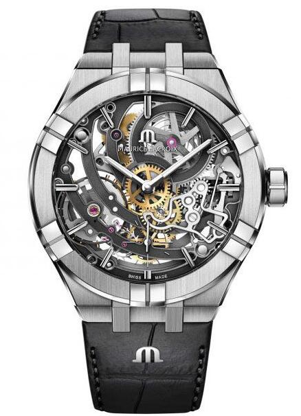Review Maurice Lacroix Aikon Automatic Skeleton AI6028-SS001-030-1 Replica watch